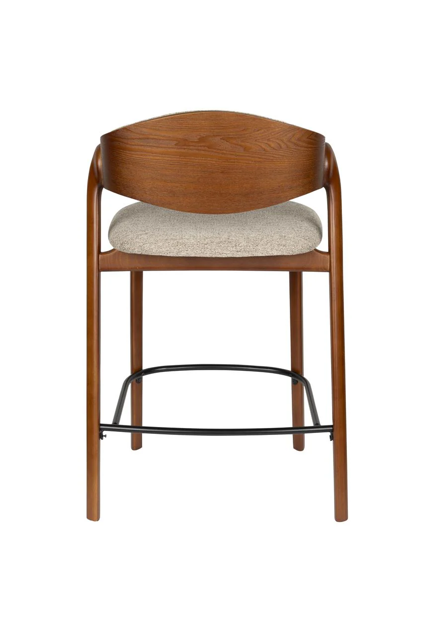 Babington Counter Stool Walnut - Image 3