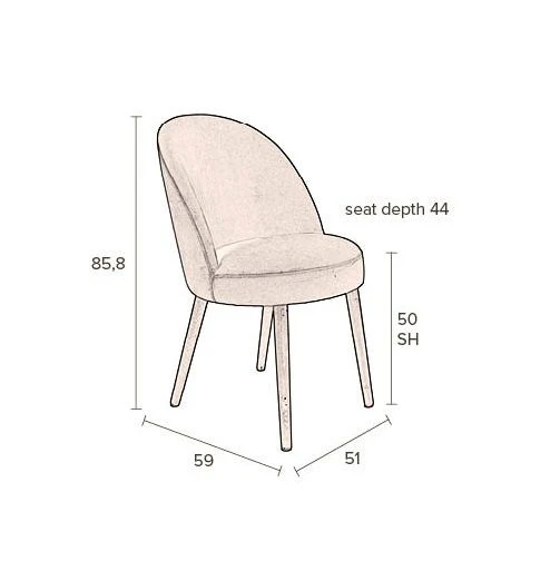 Barbara Chair Camel - Image 5