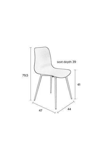 Chair Leon White - Image 11