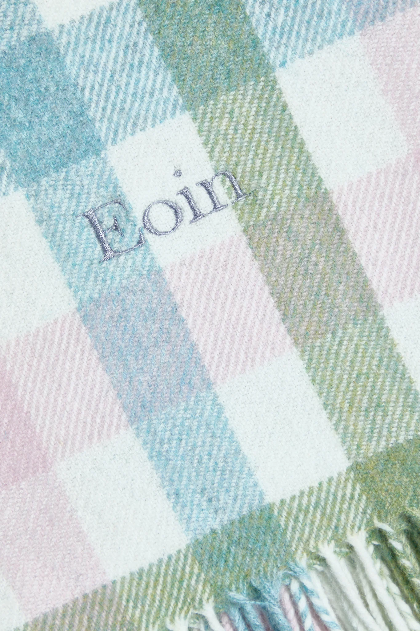 Foxford Blue Stripe Cotton Baby Blanket - Image 11