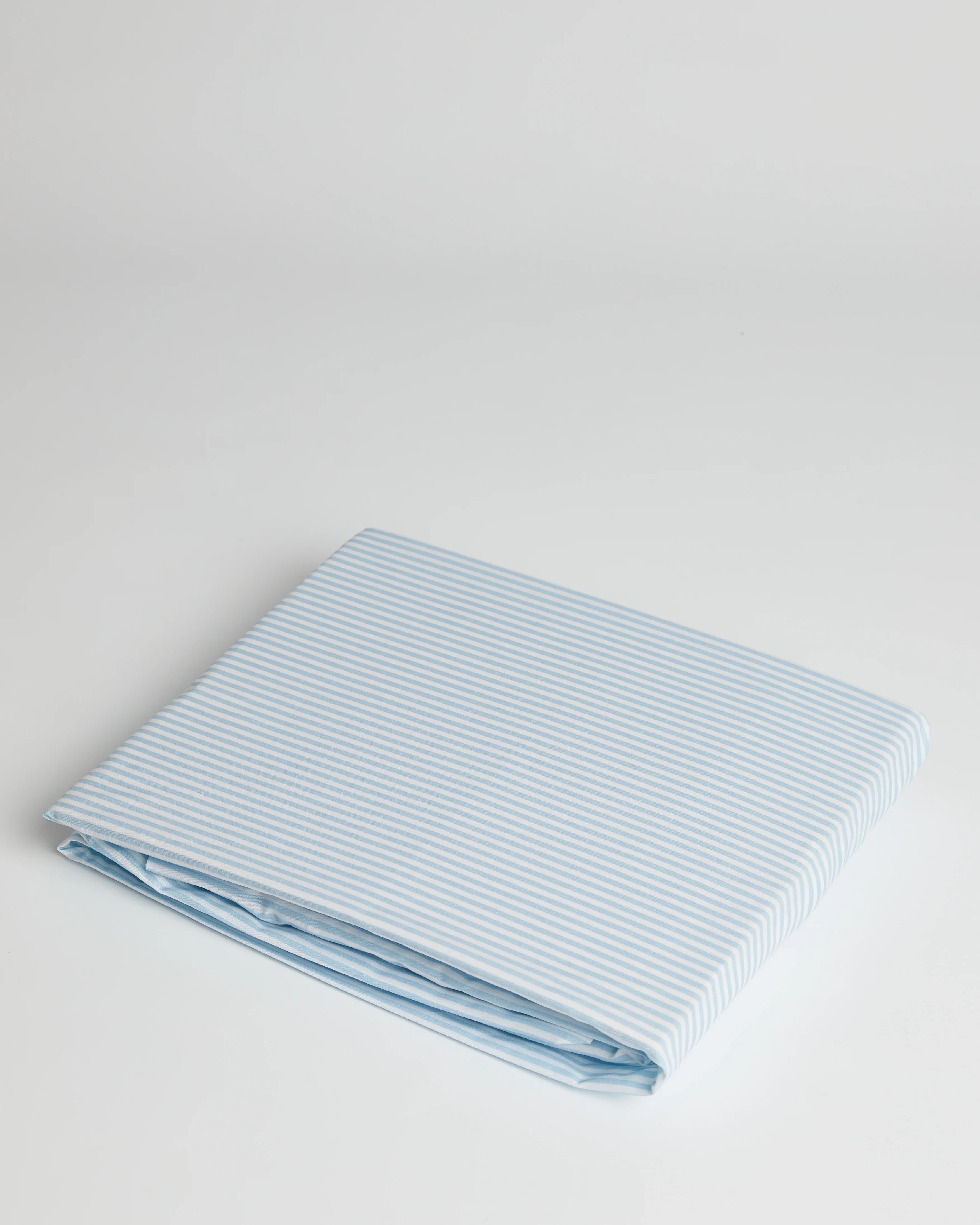 Foxford Blue Ticking Fitted Sheet - Image 3