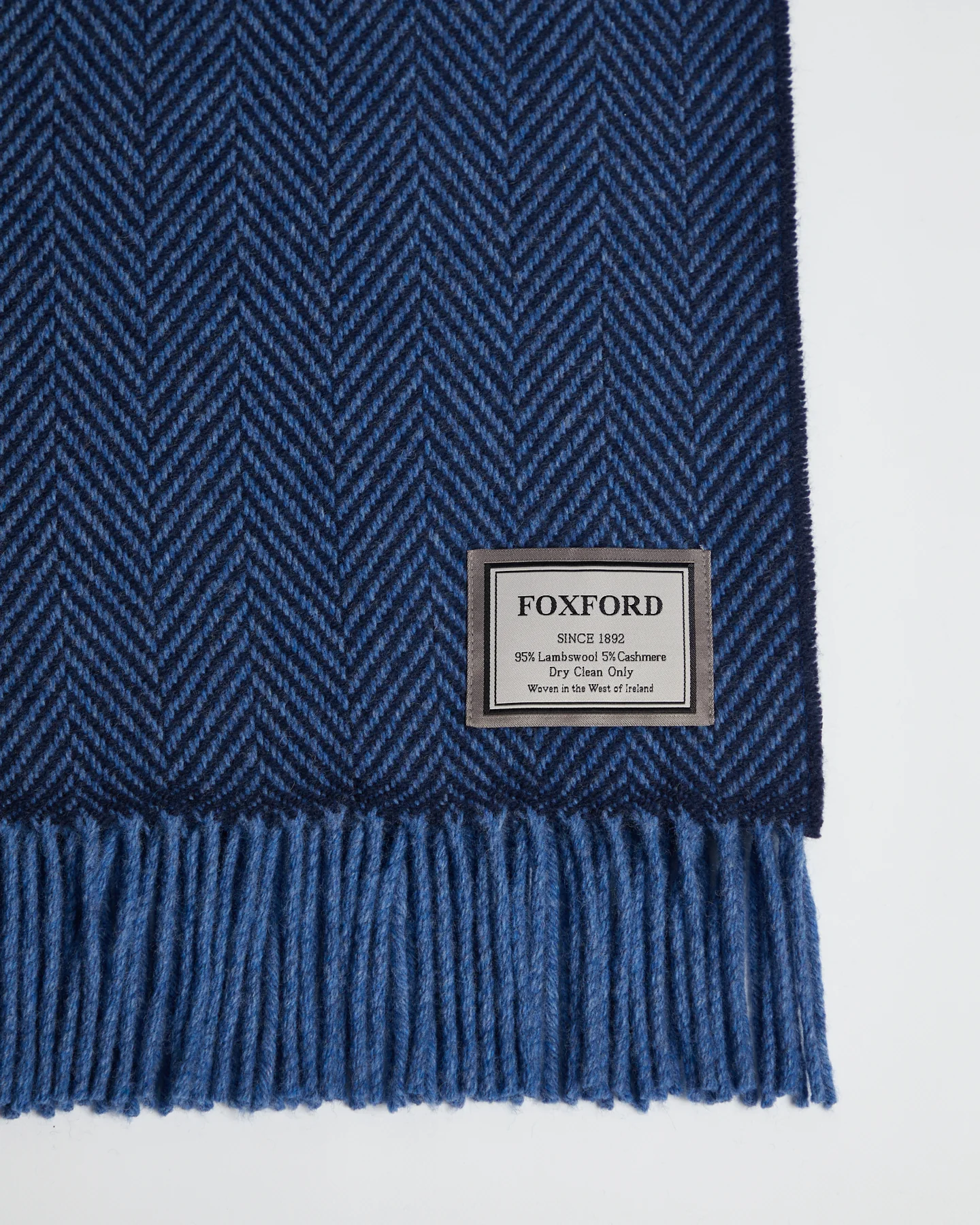 Foxford Cong Cashmere and Lambswool Throw - Image 3