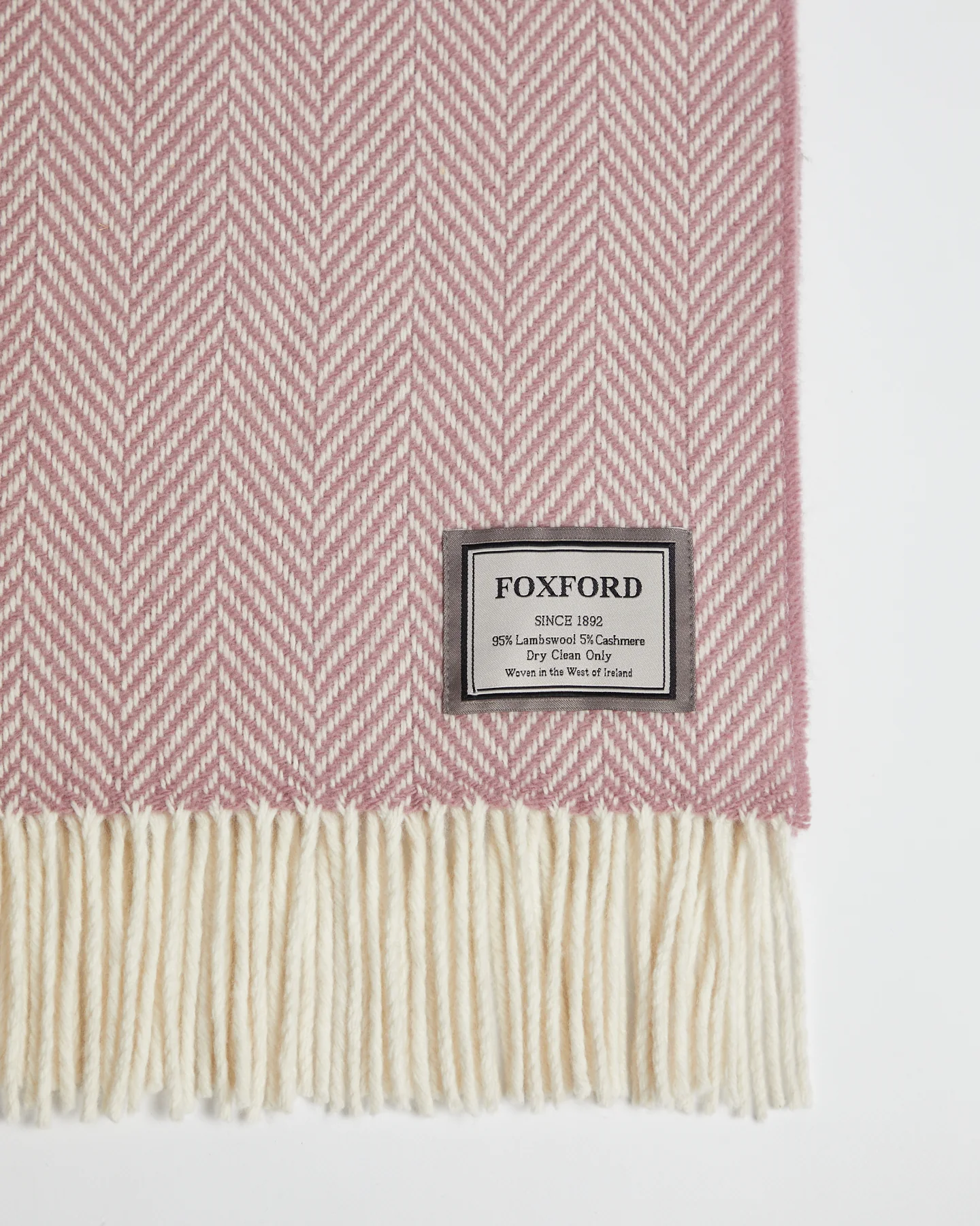 Foxford Maeve Cashmere and Lambswool Throw - Image 3