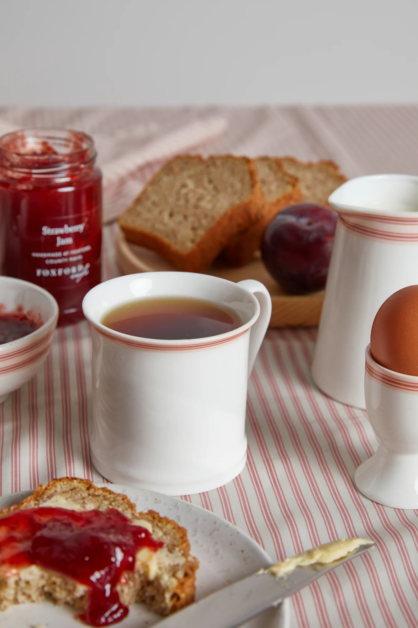 Foxford Pink Stripe Mug - Image 3