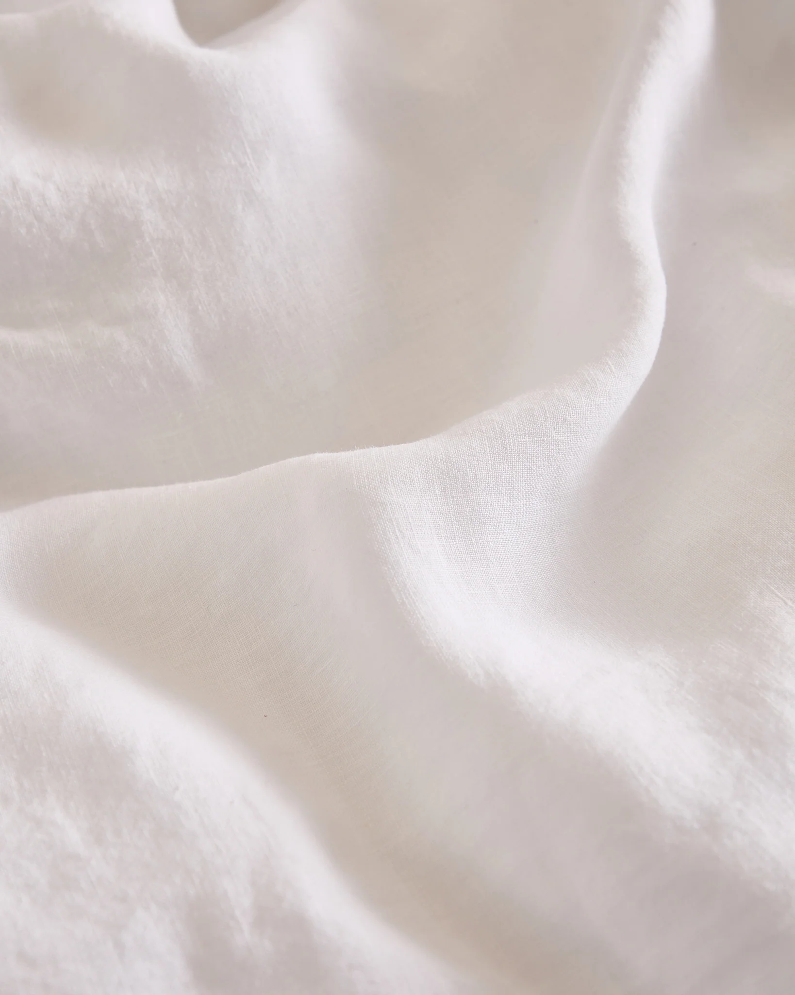 Foxford White Pure Linen Duvet Set - Image 4