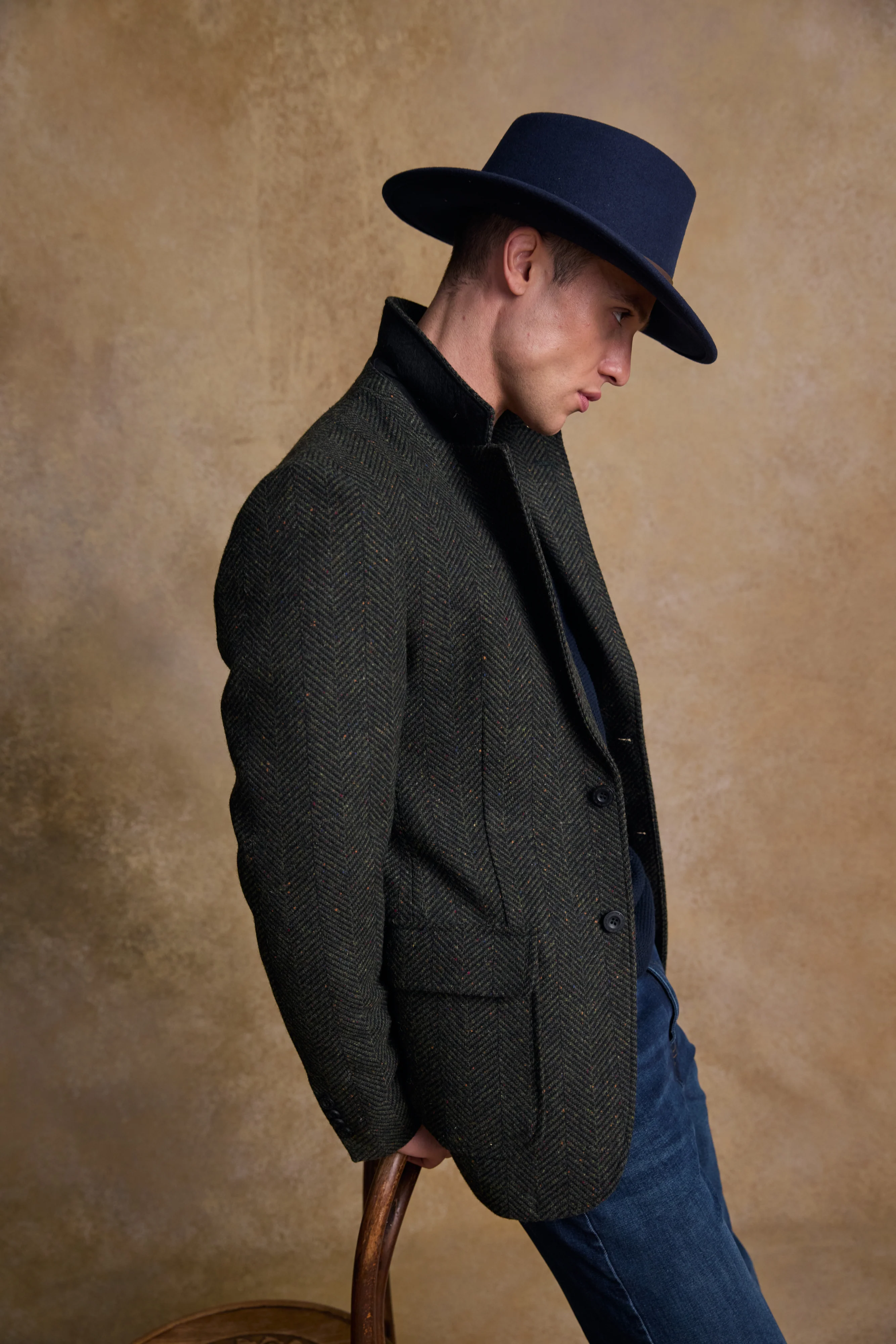 Jack Murphy Boston Hat Navy - Image 3