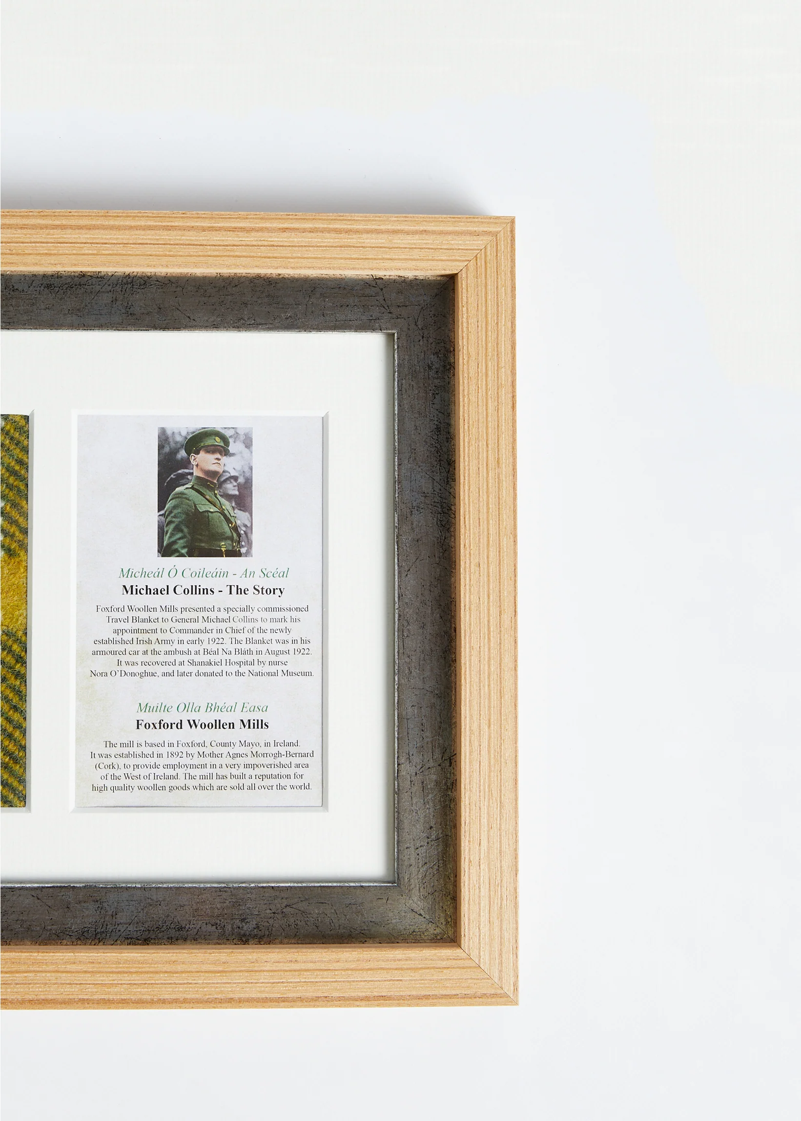 Foxford Michael Collins Handmade Frame - Image 3